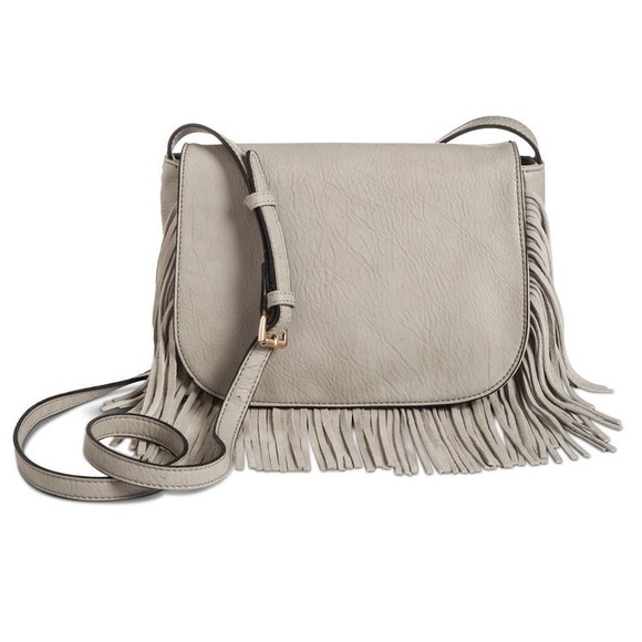 Moda Luxe Handbags - 🌙 Moda Luxe Pasadena Taupe Fringe Crossbody Bag
